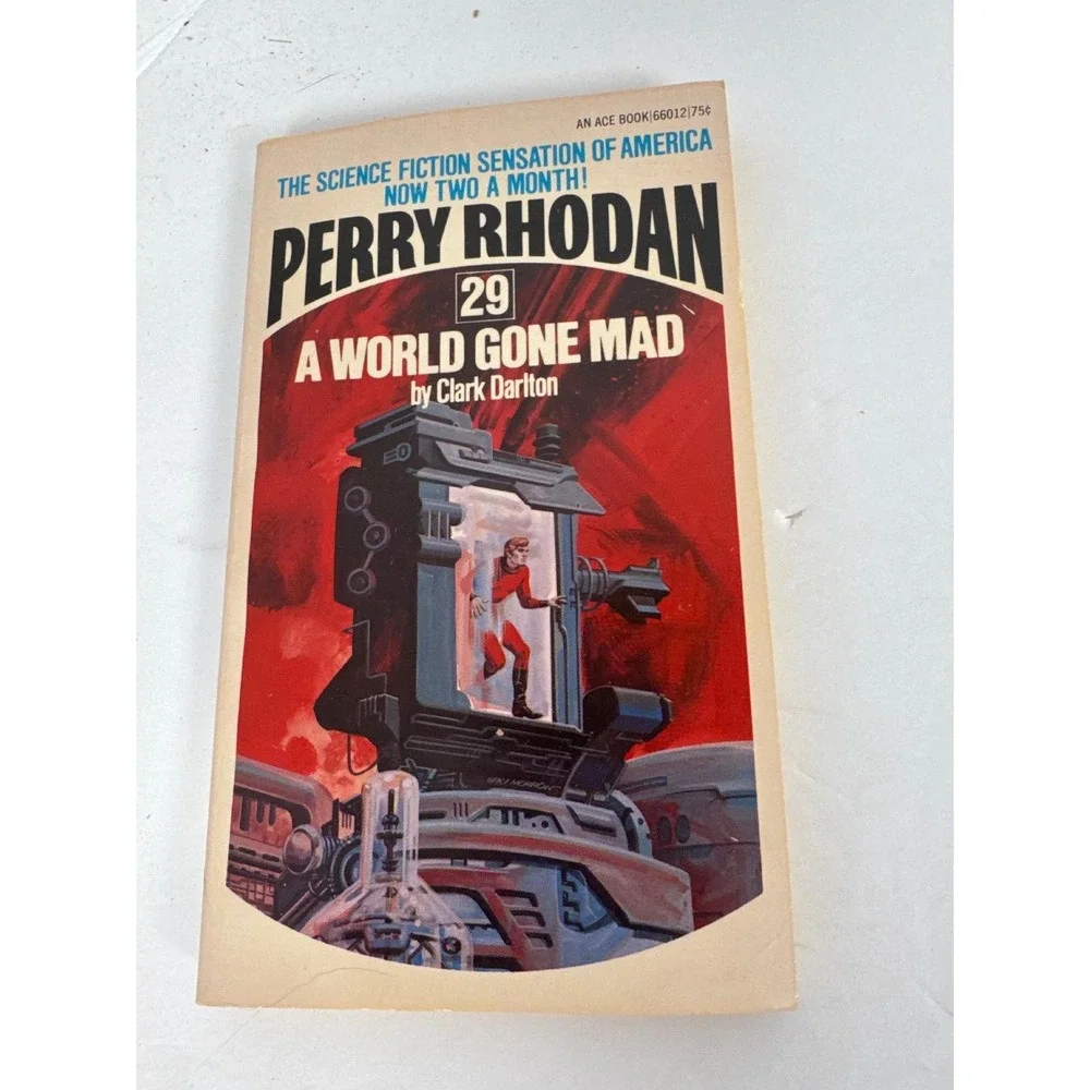 Perry Rhodan Lot 4 PB #25 27 28 29 1st Ace Printings 1973 Vintage Sci-Fi